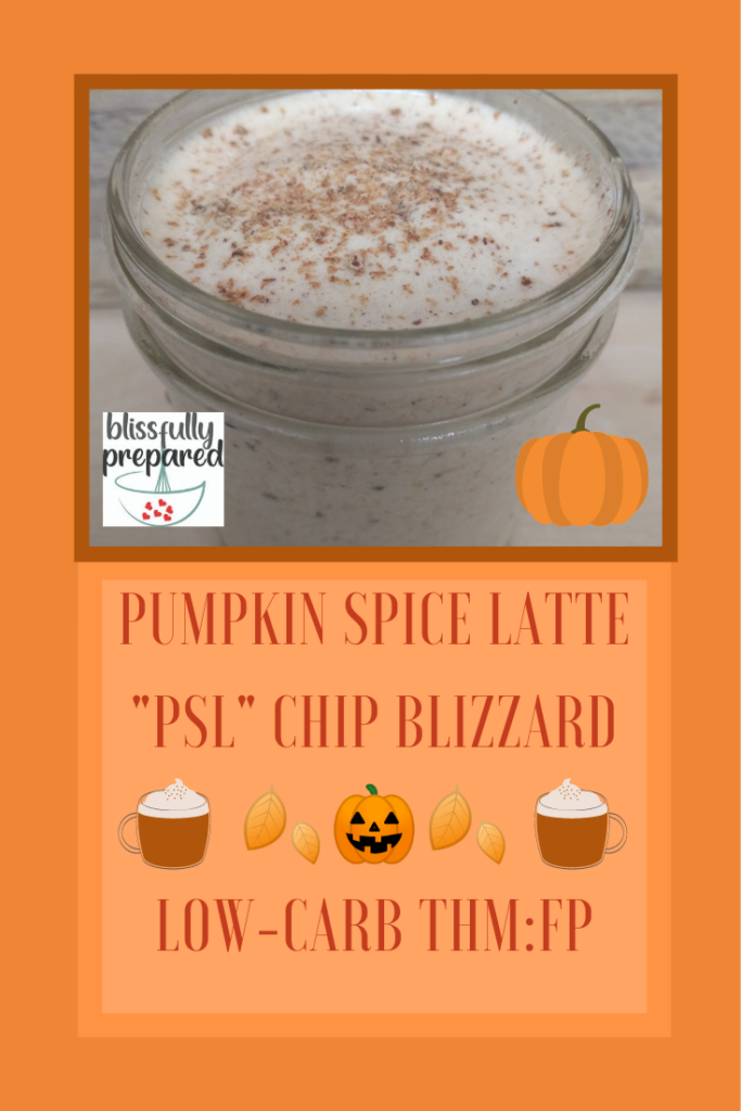 Pumpkin Spice Latte Chip Blizzard