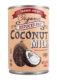 trader joe's reduced fat coconut milk