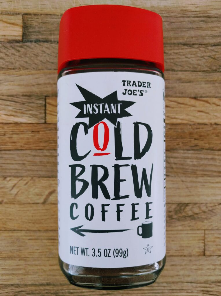 trader joe's instant cold brew coffee powder
superfood chocolate blizzard
