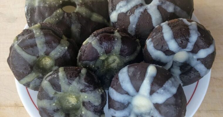 chocolate protein donuts and cupcakes