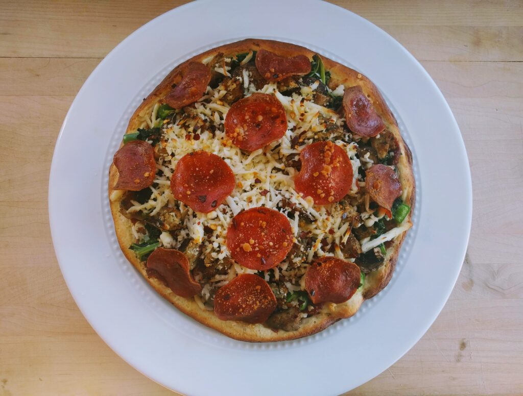 Keto Pizza THM-Fuel-Pull Gluten-Free Low-Fat