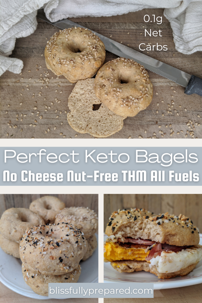 Perfect Keto Bagels: NO CHEESE THM All Fuels - blissfully prepared