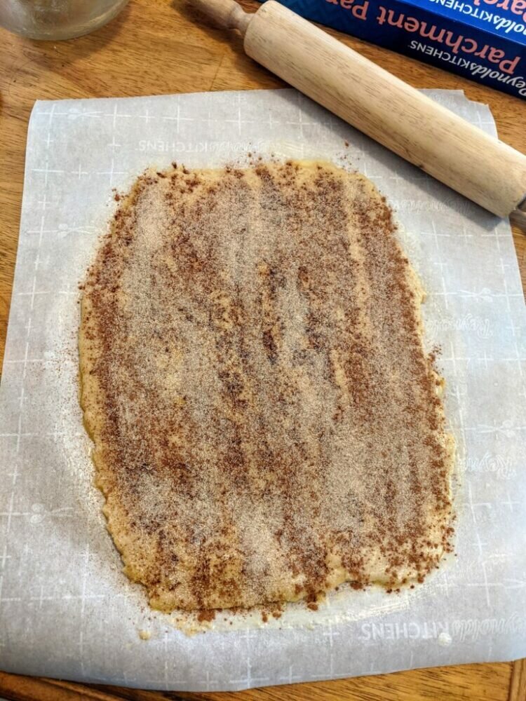 Keto Cinnamon Rolls NO CHEESE THM DeepS blissfully prepared