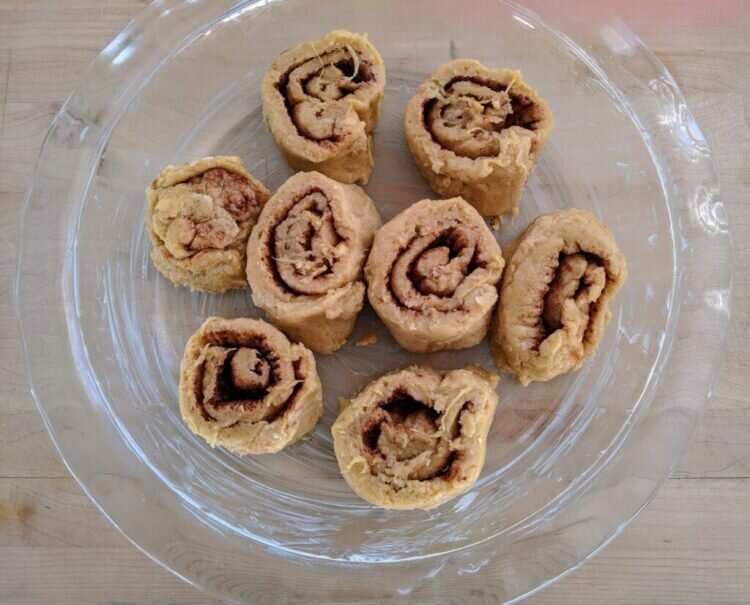 Keto Cinnamon Rolls NO CHEESE THM DeepS blissfully prepared