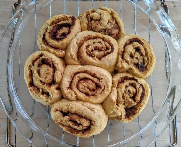 Keto Cinnamon Rolls NO CHEESE THM DeepS blissfully prepared
