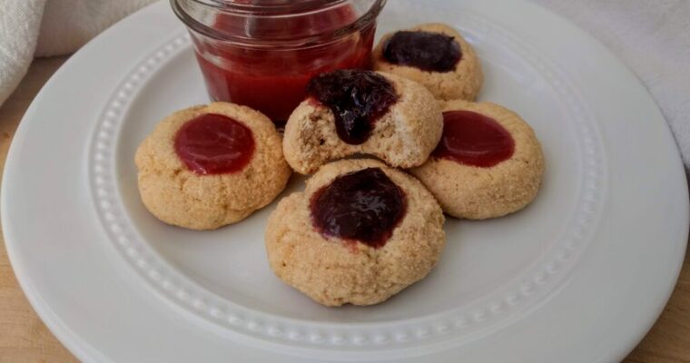 Thumbprint Cookies: THM Fuel-Pull Low-Carb Low-Fat