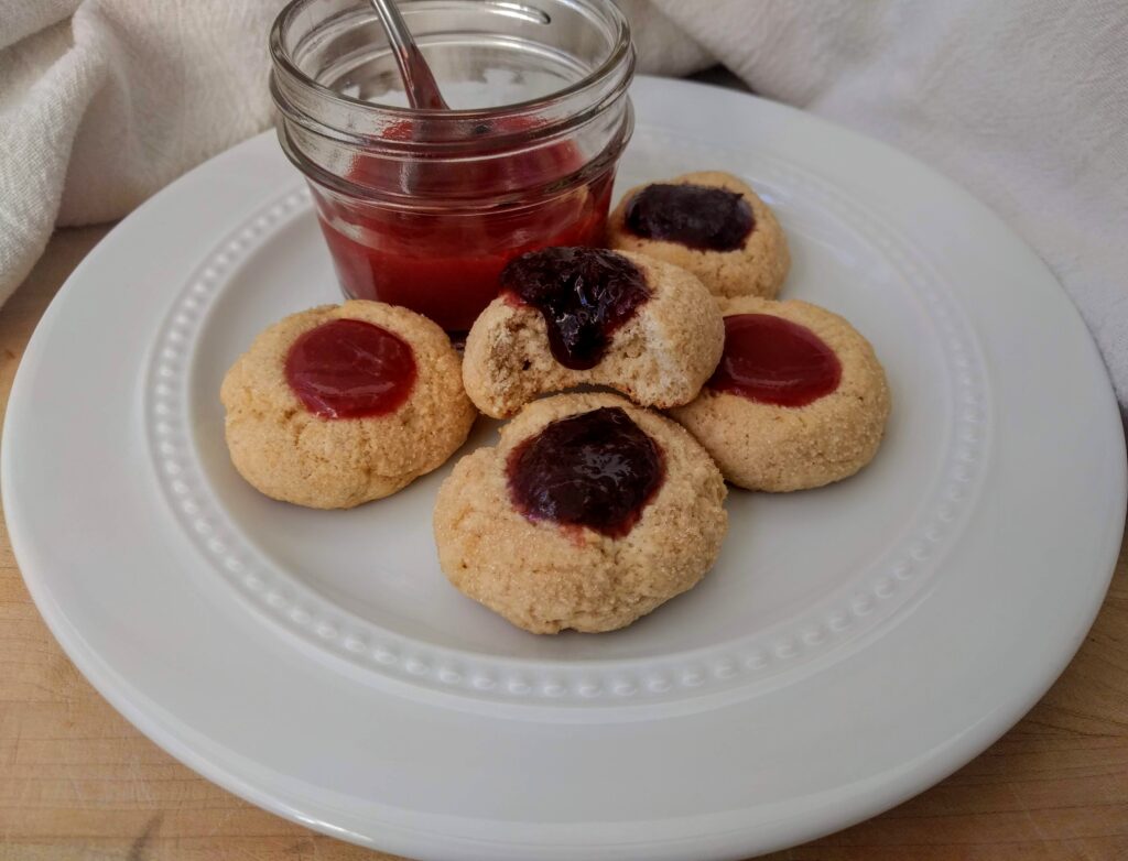 Thumbprint Cookies: THM Fuel-Pull Low-Carb Low-Fat