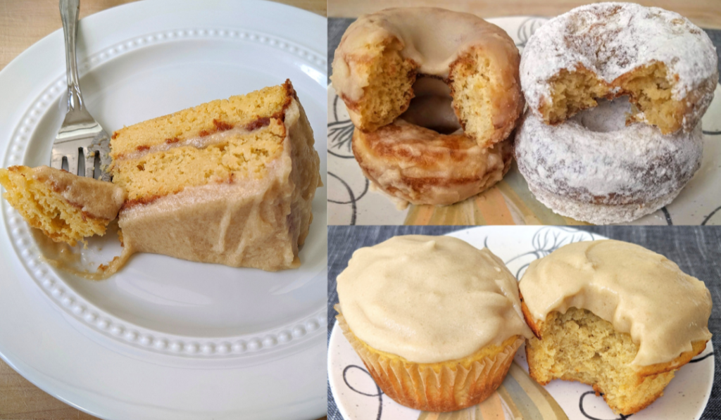 Vanilla Protein Donuts and Cake: THM Deep-S Keto