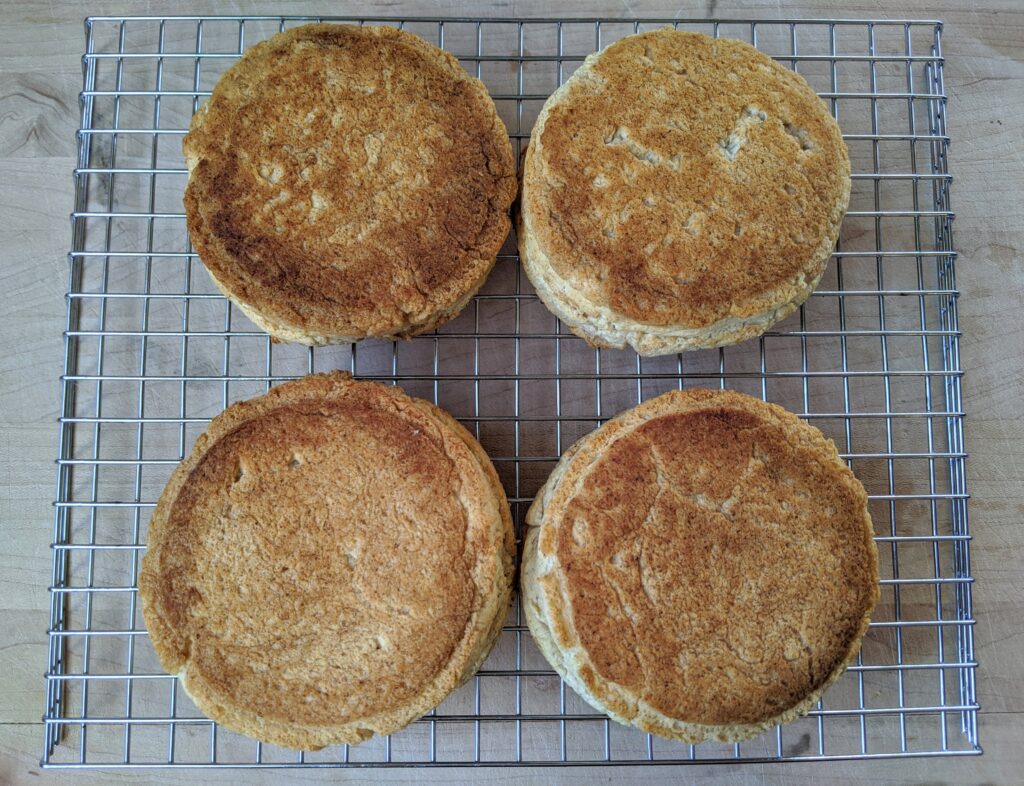Collagen English Muffins cooling