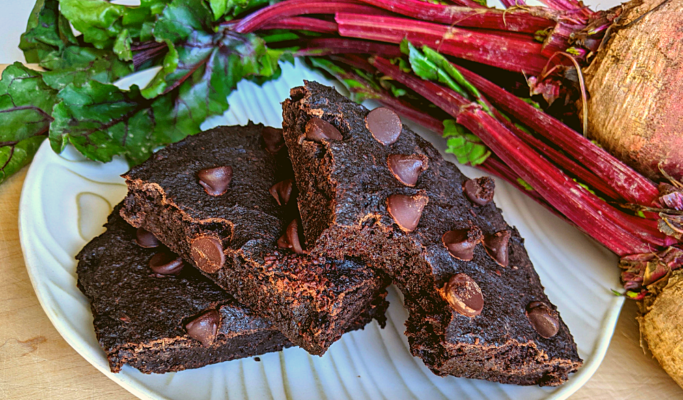 Collagen Beet Brownies: THM Fuel-Pull Low-Fat