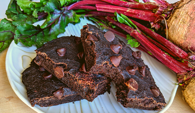 Collagen Beet Brownies: THM Fuel-Pull Low-Fat