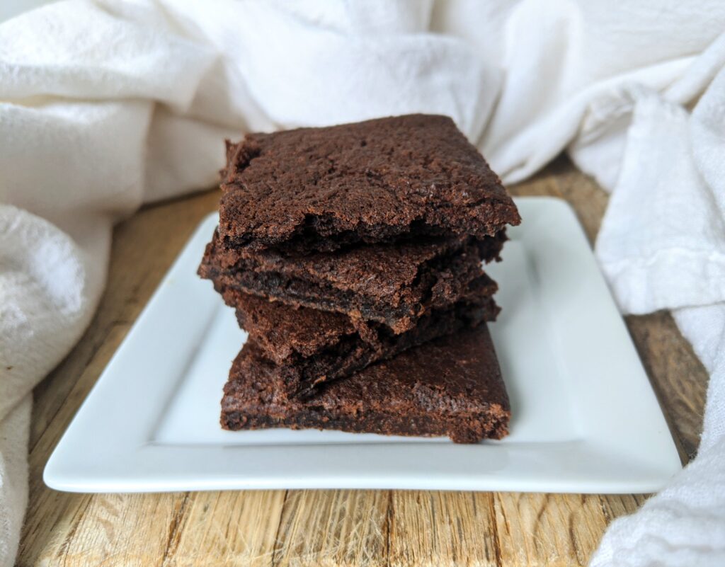 Fudgy Protein Cookies as brownies