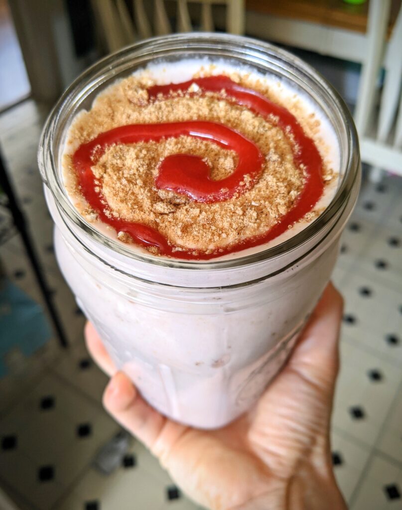 strawberry cheesecake blizzard